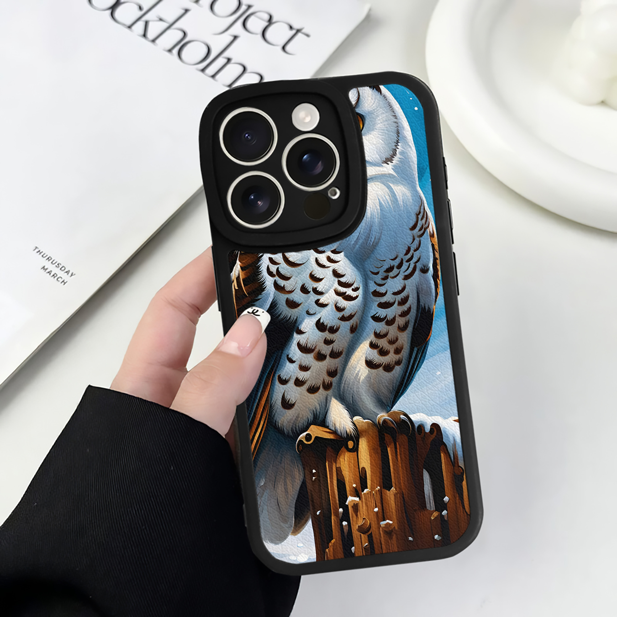 （画像用） Harry Potter ハリー・ポッターシリーズ 【iPhone 16シリーズ対応】シリコンスマホケース（レザー調） 材質：シリコン